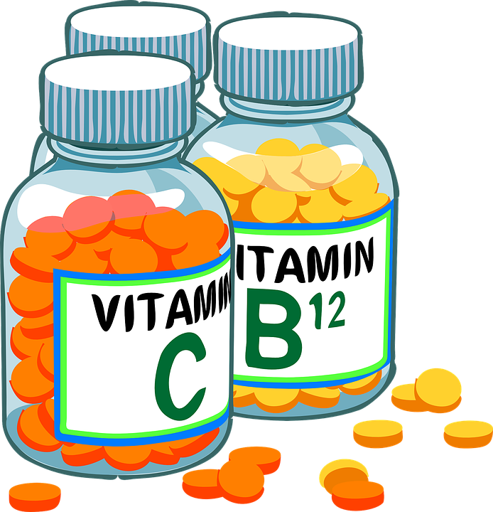 Bottles of Vitamins Image