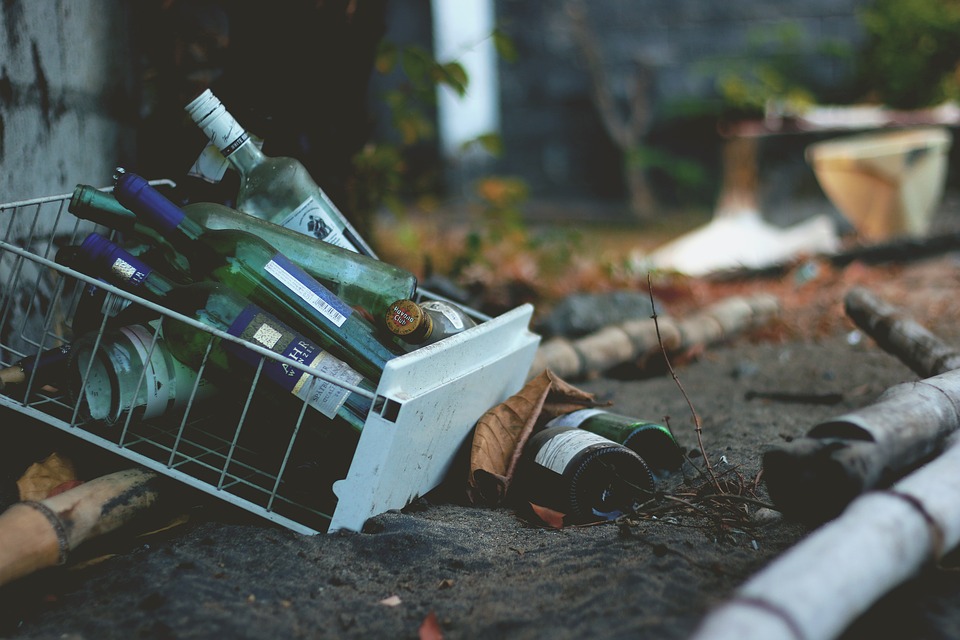 Alcohol bottles image