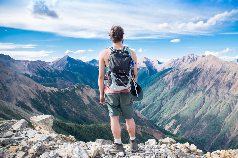 Man Hiking Image