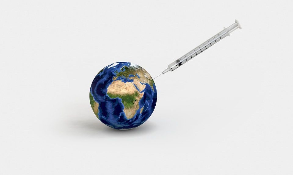 Syringe Injecting Globe Image