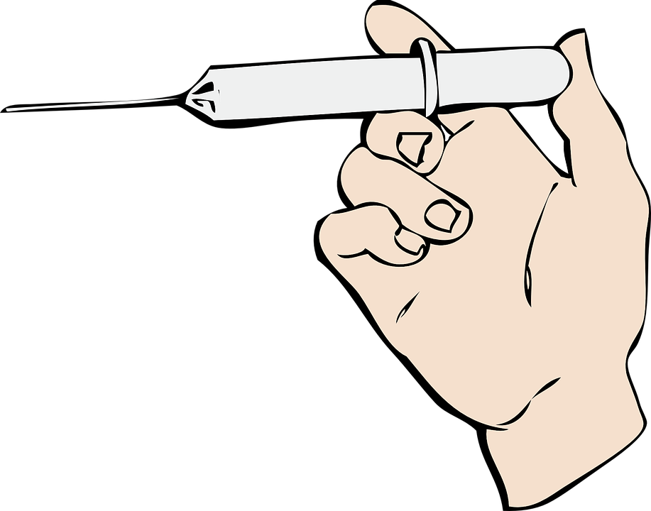 Cartoon of Syringe Image