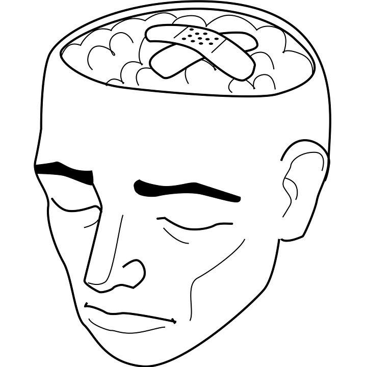 Bandaids on Brain Image