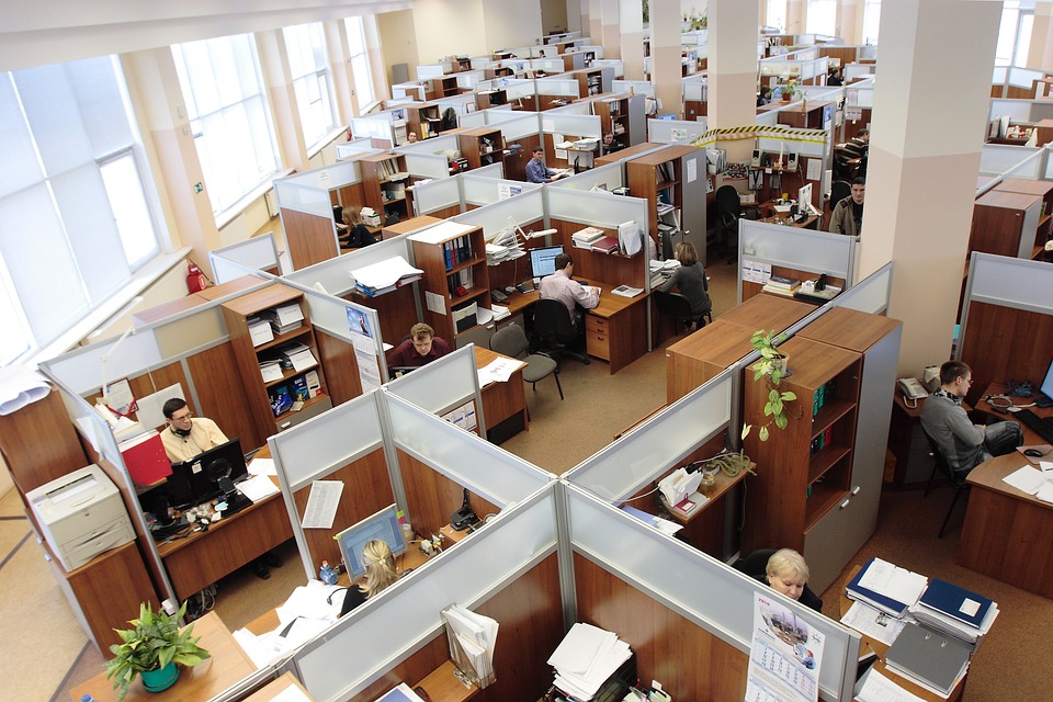 office cubicles image